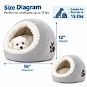 covered pet bed manufacturer China, cave pet bed manufacturer, plush pet bed manufacturer China